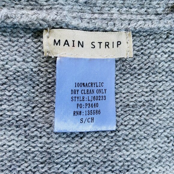 2/$18🌴 Main Strip Striped Open Cardigan Relaxed Fit, size Small - Picture 8 of 8